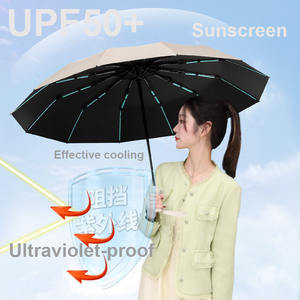 Vente en gros 105cm 3 plis <span class=keywords><strong>Parapluie</strong></span> robuste entièrement automatique avec revêtement noir Anti-<span class=keywords><strong>vent</strong></span> Design moderne pour le voyage - Product Image 5