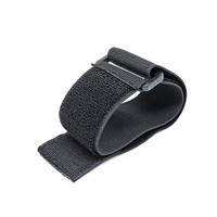 Sangle auto-agrippante élastique réglable en nylon écologique avec logo personnalisé imprimé, conforme ROHS