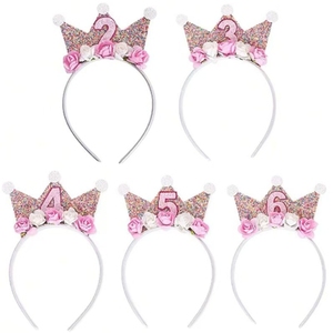 หมวก<span class=keywords><strong>มงกุฎ</strong></span>วันเกิดมงกุฎสำหรับ<span class=keywords><strong>เด็ก</strong></span> Hairbands <span class=keywords><strong>เด็ก</strong></span>แวววาววันเกิดมงกุฎวันเกิดครั้งแรก - Product Image 3