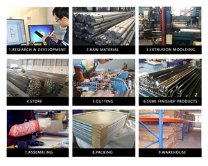 Gran oferta, marcos de lienzo modernos de tamaño personalizado, moldura de pintura al óleo flotante, carteles de aluminio de vidrio de Metal dorado de lujo, barra de marco de fotos - Product Image 6