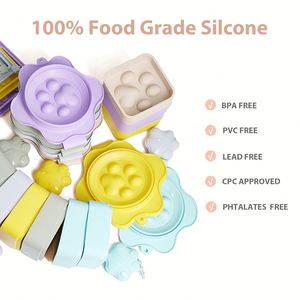 Wholesale 4-Piece Silicone Pet Feeding Set, Dog <b>Cat</b> Slow Feeder Bowl & Lick <b>Mat</b> Combo, Food Grade BPA Free Custom OEM/OEM - Product Image 3