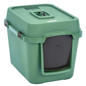 VERSUS XL Dog Club Grey Premium Plastic Cat Litière Toilette Moderne Portable Cat Bowls Durable et Oem Item pour Chiens - Product Image 4