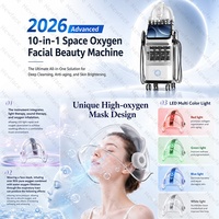 Appareil d'hydrodermabrasion professionnel NewFace 2026 pour salon et spa, machine à hydrogène et oxygène H2O2 pour le visage, masque anti-âge, machine Hydra