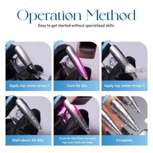 JTING Nouvelle Collection – Vernis Gel Transparent Effet Gouttes d'Eau 3D Sans Résidu, Sans TPO/HEMA – Fournisseur OEM/ODM Populaire pour Gel Ongles - Product Image 6