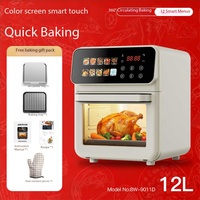 Friteuse à air multifonction populaire avec grande fenêtre de visualisation, température réglable, minuterie intelligente, cuisson sans huile pour la maison et les fêtes