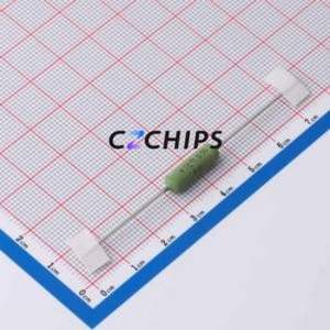 Resistencia de Orificio Pasante AC04000004700JAC00, Componente de Orificio Pasante (THT), D5.5xL16.5mm, Bobinada, 470 Ohm, 5%, 4W - Product Image 1