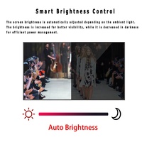 Moniteur d'affichage LCD 4K haute luminosité 3000 Nit signalisation numérique lumière du soleil fenêtre lisible face écran publicitaire ascenseur SDK