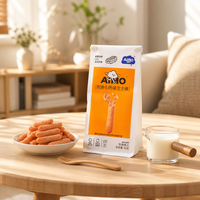 Galletas de Queso Aimo, Sabor Salado, Crujientes, Bajas en Sal, 90g, Listas para Servir, Caja de 9 Meses, en Rodajas, Venta al por Mayor
