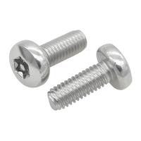 Vis métrique de machine à tête hexagonale Torx de sécurité antivol avec goupille GB2672 en acier inoxydable plat de qualité A2 70