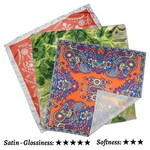 Bandana en coton imprimé sur mesure, style paisley vintage, foulard carré doux multi-usages pour cadeaux promotionnels de marque - Product Image 4