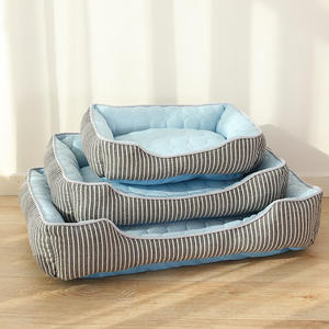 Accessoires pour animaux de compagnie en gros lit auto-refroidissant pour animaux de compagnie avec tapis de glace en gel-coussin de refroidissement lavable pour chiens chats soulagement de la chaleur d'été - Product Image 2