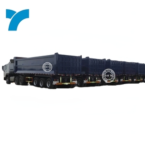 Vente directe de Chine Semi-remorques benne basculante hydraulique en forme de U, 3 ou 4 essieux, pour le <span class=keywords><strong>transport</strong></span> de sable, capacité 40 m³ et 50-100 tonnes, à vendre - Product Image 1