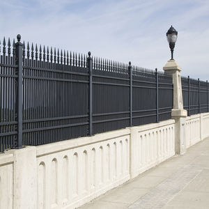 Metal Güvenlik Ferforje Çit Panelleri Konut Çelik Çerçeveli Palisad Çitler Bahçe İçin - Product Image 5