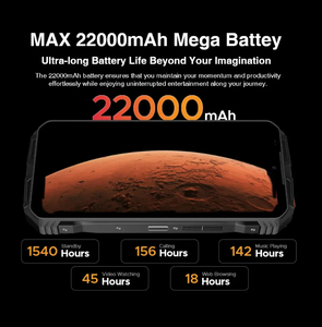 Teléfono Robusto <span class=keywords><strong>DOOGEE</strong></span> <span class=keywords><strong>V</strong></span> Max Plus IP68/IP69K Smartphone Android con Batería Gigante de 22000mAh y 512GB de ROM - Product Image 3