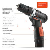 Tournevis électrique Lithium-Ion 12V Perceuse Outil de boîte à outils domestique personnalisable avec support OEM
