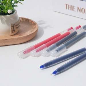 Stylo gel à pointe aiguille en gros, marqueur gel large, stylos gel droits avec logo personnalisé - Product Image 3