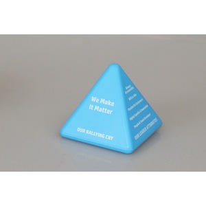 Pu Foam Pyramid Fidget Toy High <b>Rebound</b> Stress Relief Unisex 14 Years Up Cartoon Decorative Item - Product Image 3