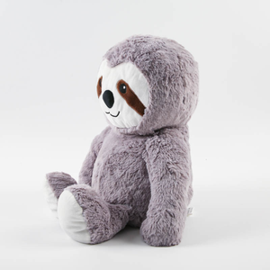 Grazioso animale grigio personalizzato bradipo morbido peluche imbottito Super morbido poliestere nuovi prodotti matrimonio PP cotone esclusivo mercato della cina - Product Image 3