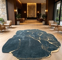 Tapis moderne grande taille tissé à la main, tapis moelleux pour chambre à coucher, tapis de sol pour la maison, salon, hôtel, décoration personnalisée