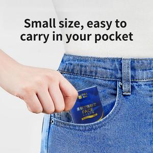 Pañuelos Faciales Tiki Home de 5 Capas con Estampado de Serigrafía, Estilo Cartera |   12 Paquetes de Toallitas Húmedas de Pulpa de Madera Virgen Sin Fragancia, Tamaño Viaje, Suaves - Product Image 3