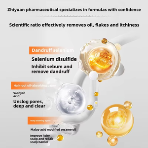 OEM/ODM Pellicules Sévères Cuir Chevelu <span class=keywords><strong>Psoriasis</strong></span> Certifié GMP Usine 1% Sulfure de Sélénium <span class=keywords><strong>Shampooing</strong></span> Anti-Pelliculaire Contrôle de l'Huile - Product Image 6