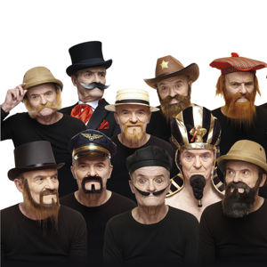 Disfraz <span class=keywords><strong>de</strong></span> bigote <span class=keywords><strong>de</strong></span> pelo falso con gancho <span class=keywords><strong>de</strong></span> capitán grande - Product Image 6