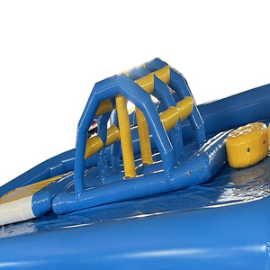 Deportes para adultos, parques acuáticos, divertido juego de obstáculos flotante inflable para lago para entusiastas de los deportes acuáticos - Product Image 5