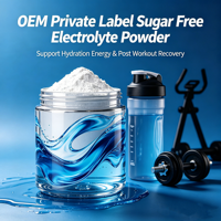 Poudre d'hydratation électrolytique à absorption élevée, reconstitue le sodium, le potassium et le magnésium pour la récupération sportive