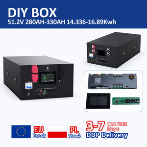 กล่องแบตเตอรี่จากคลังสินค้าโปแลนด์ พร้อม JK BMS และจอ LCD สำหรับแบตเตอรี่แบบแท่งปริซึม 16S48V 280Ah 314Ah ระบบโซลาร์เซลล์ DIY - Product Image 5