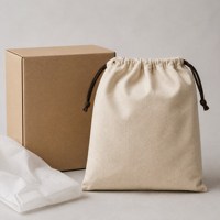 Bolsa de Algodón Resistente con Cordón, Ecológica y Reutilizable, con Cordón de Cuerda Resistente, Logotipo Personalizado, Bolsa de Regalo al por Mayor