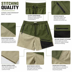 Custom Men Summer Clothing Regular-fit Shorts For Mens Windbreaker Shorts 100%Polyester Quick Dry Breathable Short - Product Image 5