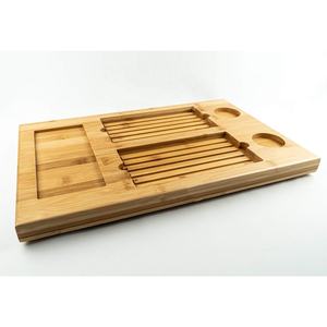 Plaque de cuisson en pierre pour grillades, planche en bambou, steak sur pierre, ensemble complet de <span class=keywords><strong>raclette</strong></span> avec 8 pièces |   Usine Homex_BSCI - Product Image 3