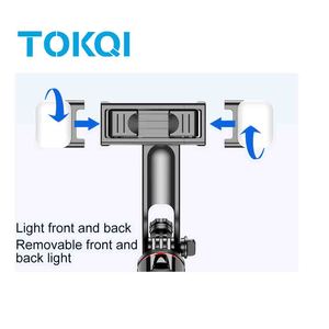 TOKQI-C12d Nouveau produit 2024 Détachable avec double éclairage intégré Conception de <span class=keywords><strong>pied</strong></span> extra long Tré<span class=keywords><strong>pied</strong></span> pour selfie - Product Image 2
