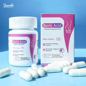 Suplementos de Ácido Bórico de Marca Privada Cápsulas Vaginais Cápsulas de Ácido Bórico Poder <span class=keywords><strong>Detox</strong></span> Limpeza Vaginal Yoni Pops - Product Image 1