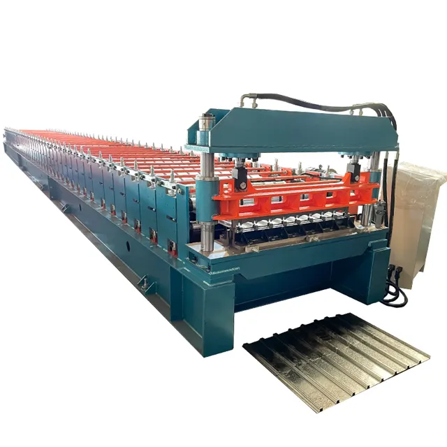 North America market Mexico roof sheet deck floor roll forming machine China