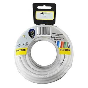 Carrete de cable coaxial blindado de aluminio de 5 m, ideal para la transmisión de señales de calidad y conexión de dispositivos. - Product Image 1