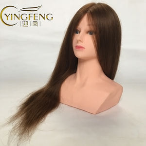 Cabeza <span class=keywords><strong>de</strong></span> <span class=keywords><strong>Muñeca</strong></span> <span class=keywords><strong>de</strong></span> Entrenamiento con Cabello Humano y Hombro para Enseñanza <span class=keywords><strong>de</strong></span> Peinado, Maniquí Realista <span class=keywords><strong>de</strong></span> Práctica 100% <span class=keywords><strong>Natural</strong></span> 21 - Product Image 3