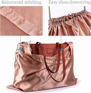 Bolsa de Satén Antipolvo con Cordón de Seda para Almacenamiento de Ropa y Zapatos de Viaje al por Mayor - Product Image 2