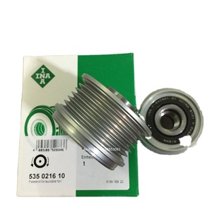 Alternador Original para SANTA FE II <span class=keywords><strong>2.0</strong></span> <span class=keywords><strong>CRDi</strong></span> Motor 37300-2R000 37322-2F100 Genuino INA Polea de Embrague 6PK F-560201.01 535021610 - Product Image 1