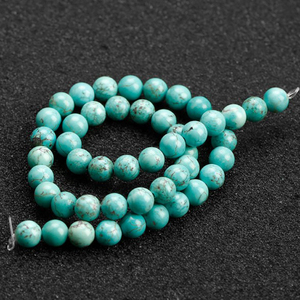 Venta al por mayor, novedad, piedras naturales de alta calidad, cuentas sueltas de <span class=keywords><strong>turquesa</strong></span> <span class=keywords><strong>azul</strong></span>, hebras para la fabricación de joyas (AB1668) - Product Image 5