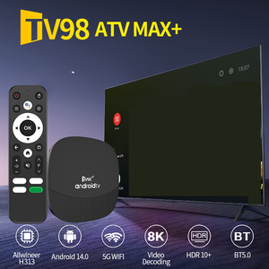 Tv98 Atv Max <span class=keywords><strong>Iptv</strong></span> Stb Reproductor Multimedia de Transmisión 8K, Decodificador Inteligente, Android 12 <span class=keywords><strong>Pro</strong></span> Tv Box, Francia, Alemania, España, Estados Unidos, Envío Gratuito - Product Image 2