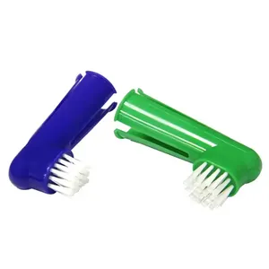 Ensemble 4-en-1 dentifrice et brosse à dents pour chat et chien, fournitures pour animaux de compagnie, vente en gros d'usine, emballage sous blister en plastique et nylon - Product Image 5