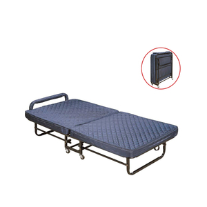 Cama Plegable Individual Móvil de Alta Calidad para Huéspedes de Hotel, con Estructura Tubular Metálica, Función Suave y Ruedas Resistentes - Product Image 3