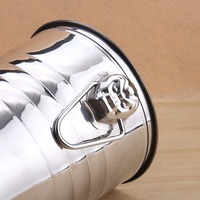 Ember Es Kepala Harimau Stainless Steel Non-Magnetik, Ember Sampanye KTV, Ember Anggur Merah, Ember Ludah, Ember Es