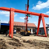 Vente directe du fabricant : Pont roulant cantilever de 5 tonnes avec palan électrique sur rail pour petit entrepôt en acier