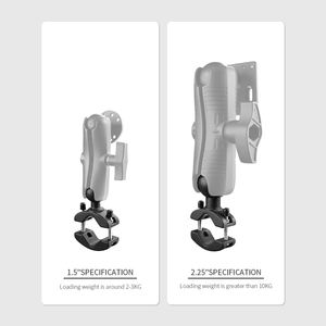 VINmounts Base de Abrazadera de Aluminio con Bola 1,5" para Rieles 1,18"-2", Compatible con RAM C-Size Brazo Doble Socket 1,5" - Product Image 4