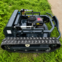 Tondeuse à gazon professionnelle télécommandée à essence 800 mm, zéro-turn, sur chenilles, pour l'agriculture et l'usage domestique, avec certifications CE EPA EURO 5