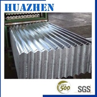 Tôle d'acier ondulée Galvalume avec revêtement 55 Al Zn pour toiture, entrepôt, garage, ISO9001 CE, échantillon