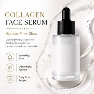 Sérum Visage au Collagène Véritable Centella Céramides Hydratant Collagène Hydrolysé Acide Hyaluronique Sans Cruauté Animale Sans Parfum Coréen - Product Image 6