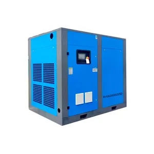200KW 300HP Two Stage Permanent Magnet VSD Compressor Silent Screw Air Compressor Machine Air Compressor